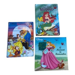 3 - Disney princess book bundle